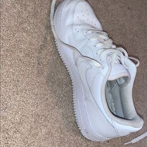 All white Air Force 1’s